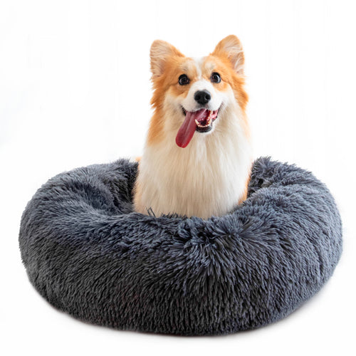 Fluffy komfortseng for hund og katt - beroligende og vaskbar